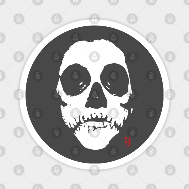 skull face Magnet by geep44